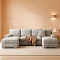 2 Piece Fabric Sectional Sofa With Reversible Chaise - HearthHub