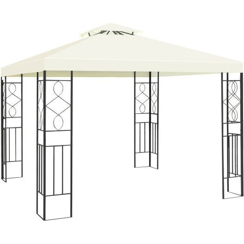 2 Tiers 10 x 10 Feet Patio Gazebo Canopy Tent - HearthHub