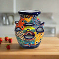 Hand-Painted Talavera Strawberry Planter - HearthHub