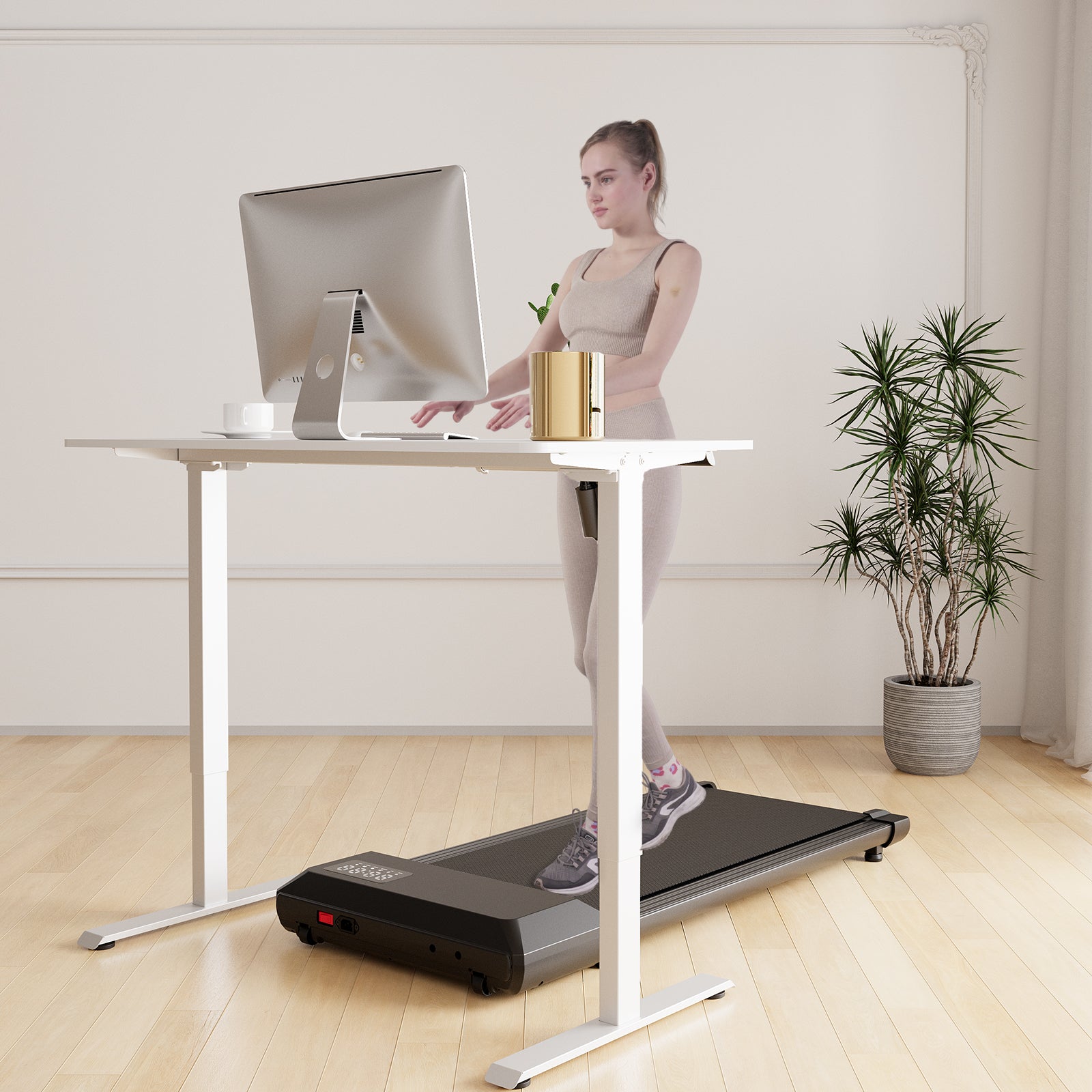 DeerRun®Electric Standing Desk, 39 x 23 Inches Height Adjustable - HearthHub