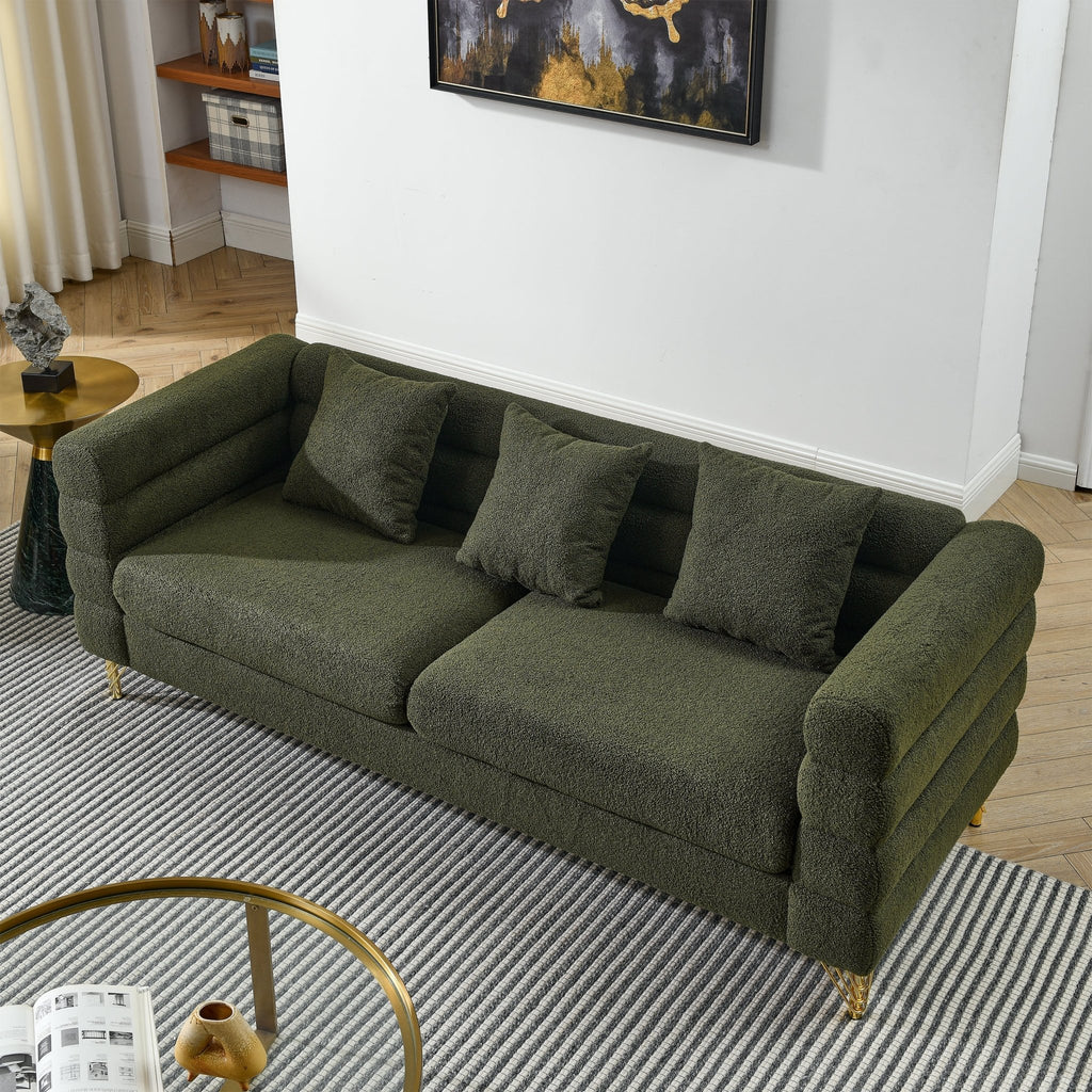 Green Teddy Sofa - HearthHub