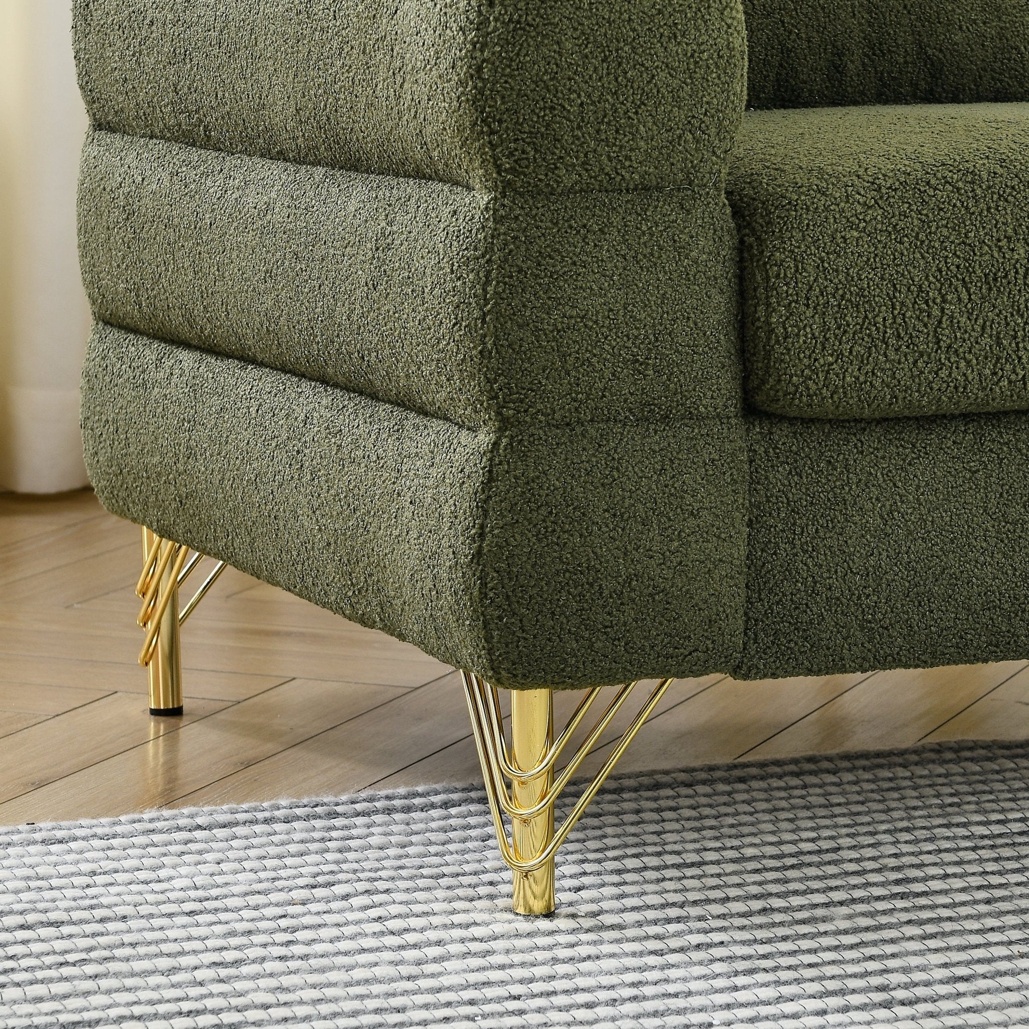 Green Teddy Sofa - HearthHub