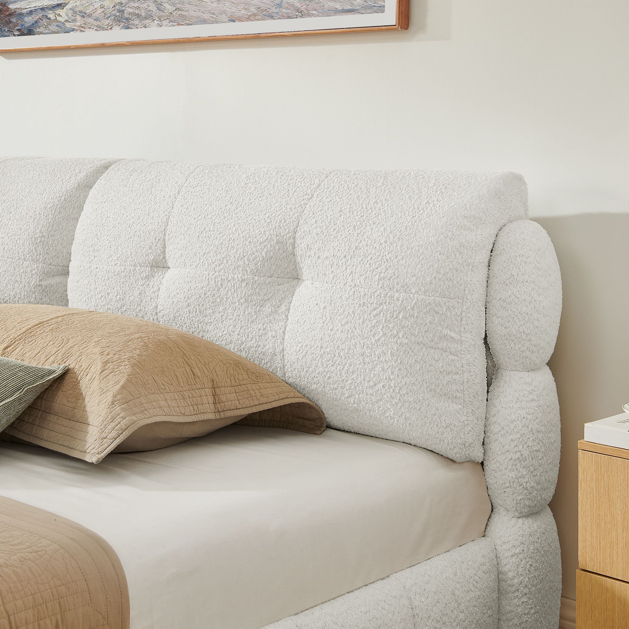Platform Bed & Upholstered Frame - HearthHub