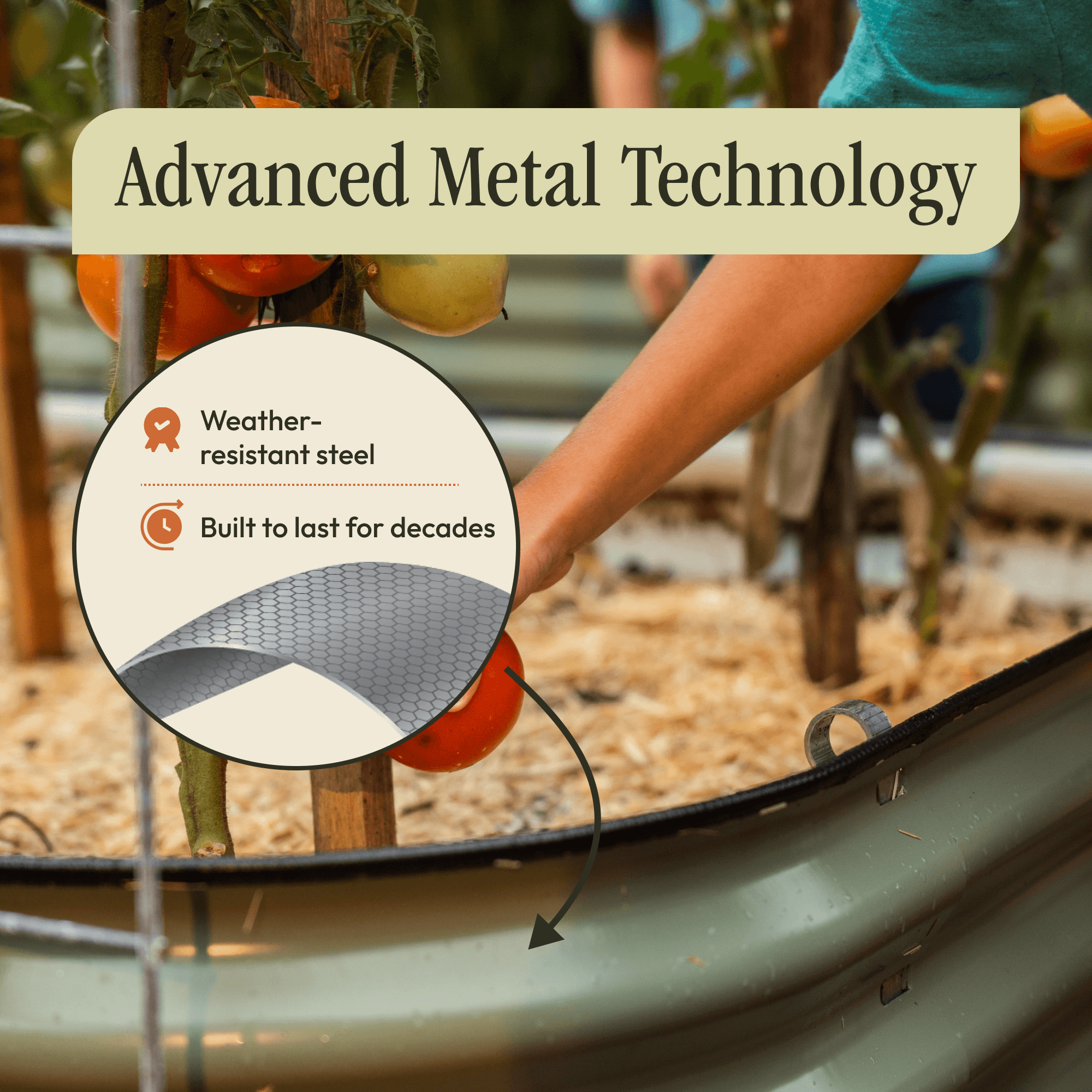 Gro - Rite "No Tools Needed" Premium Metal Raised Garden Bed Kit - HearthHub