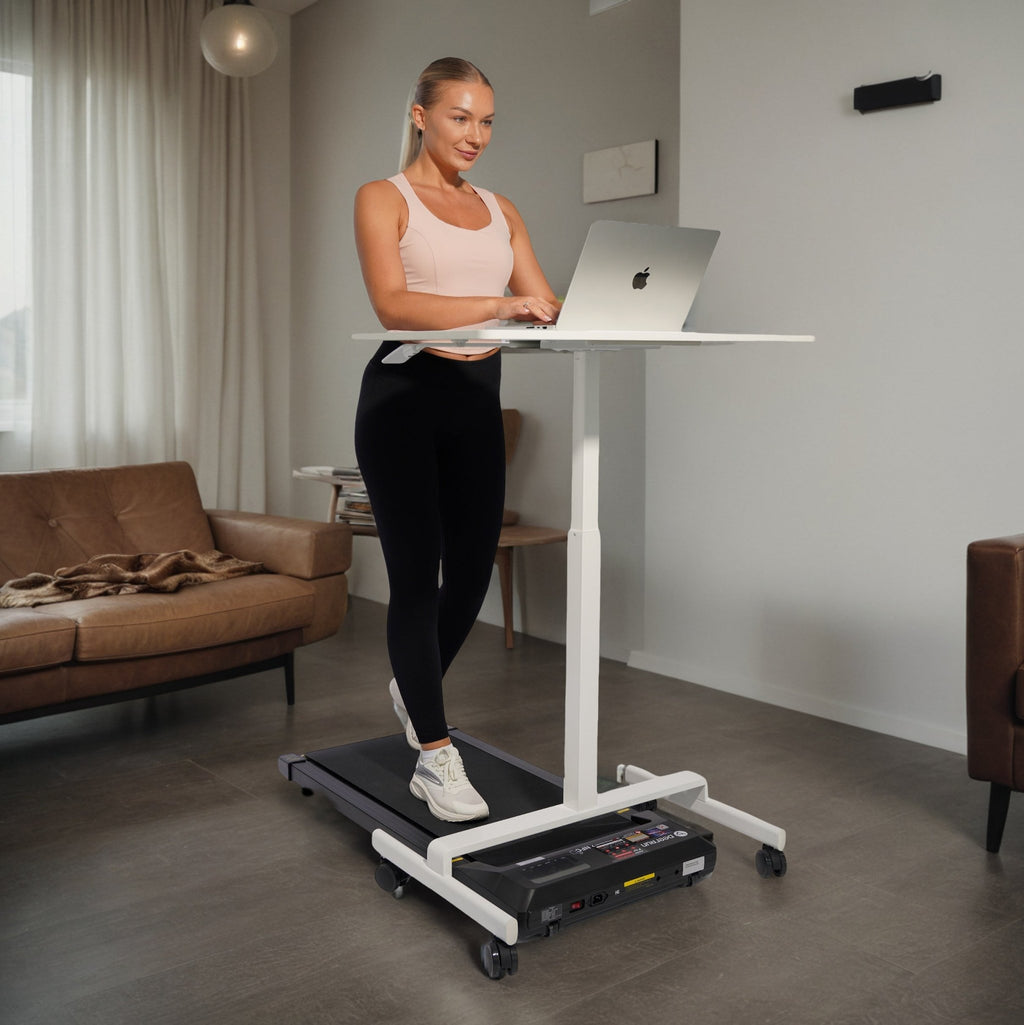 Rolling Adjustable Standing Desk - HearthHub