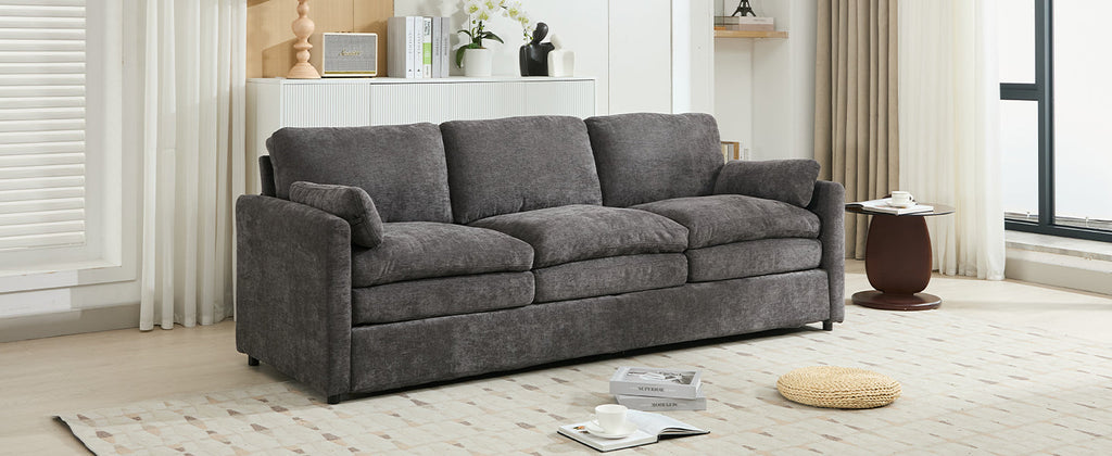 Cozy Upholstered Oversized 3-Seater Cloud Sofa