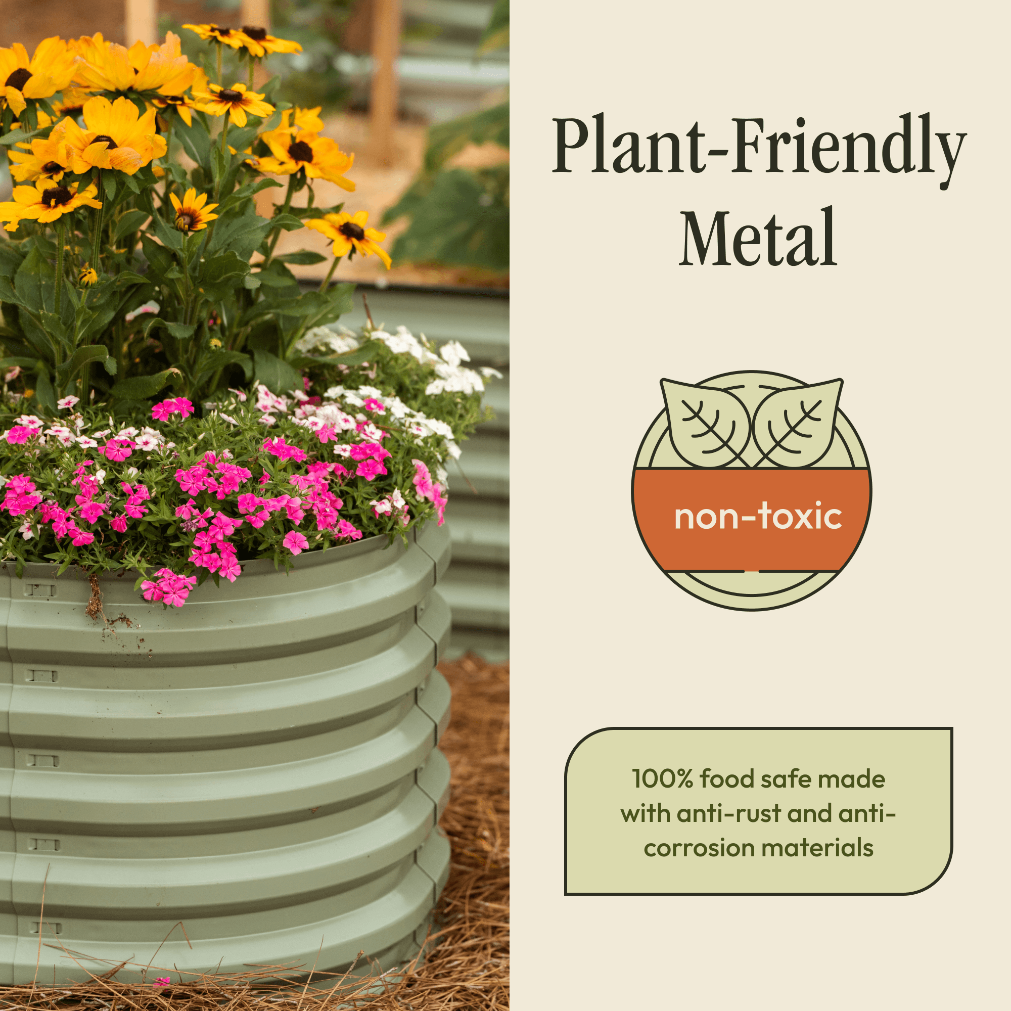 Gro - Rite "No Tools Needed" Premium Metal Raised Garden Bed Kit - HearthHub