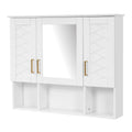 Modern Wall Mounted Medicine Cabinet With Adjustable Shelves, Soft Close Doors, High Define Mirror - HearthHub