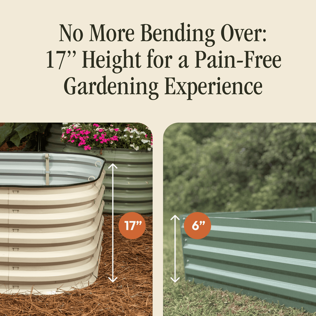 Gro - Rite "No Tools Needed" Premium Metal Raised Garden Bed Kit - HearthHub