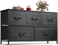 Dresser for Bedroom with 5 Drawers, Wide Chest of Drawers, Fabric - HearthHub