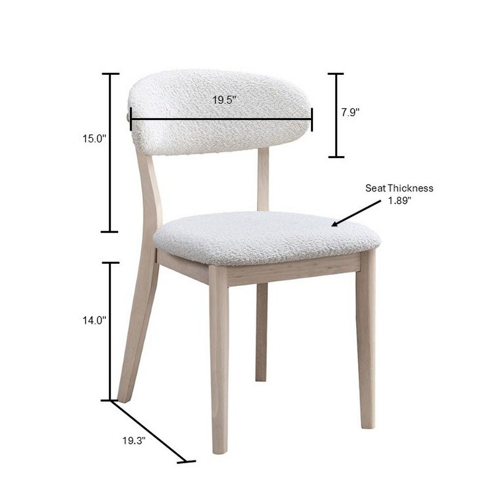 ACTU Scandinavian Dining Table Set with Upholstered Chairs for Small Spaces (Seats 4–6) - HearthHub