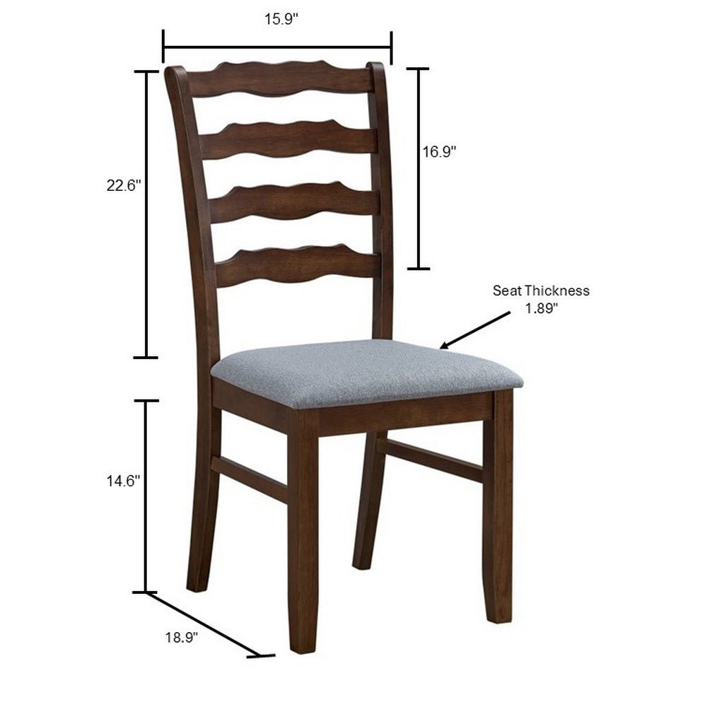 ACTU Farmhouse Dining Table Set with Upholstered Chairs for 4–6 - HearthHub