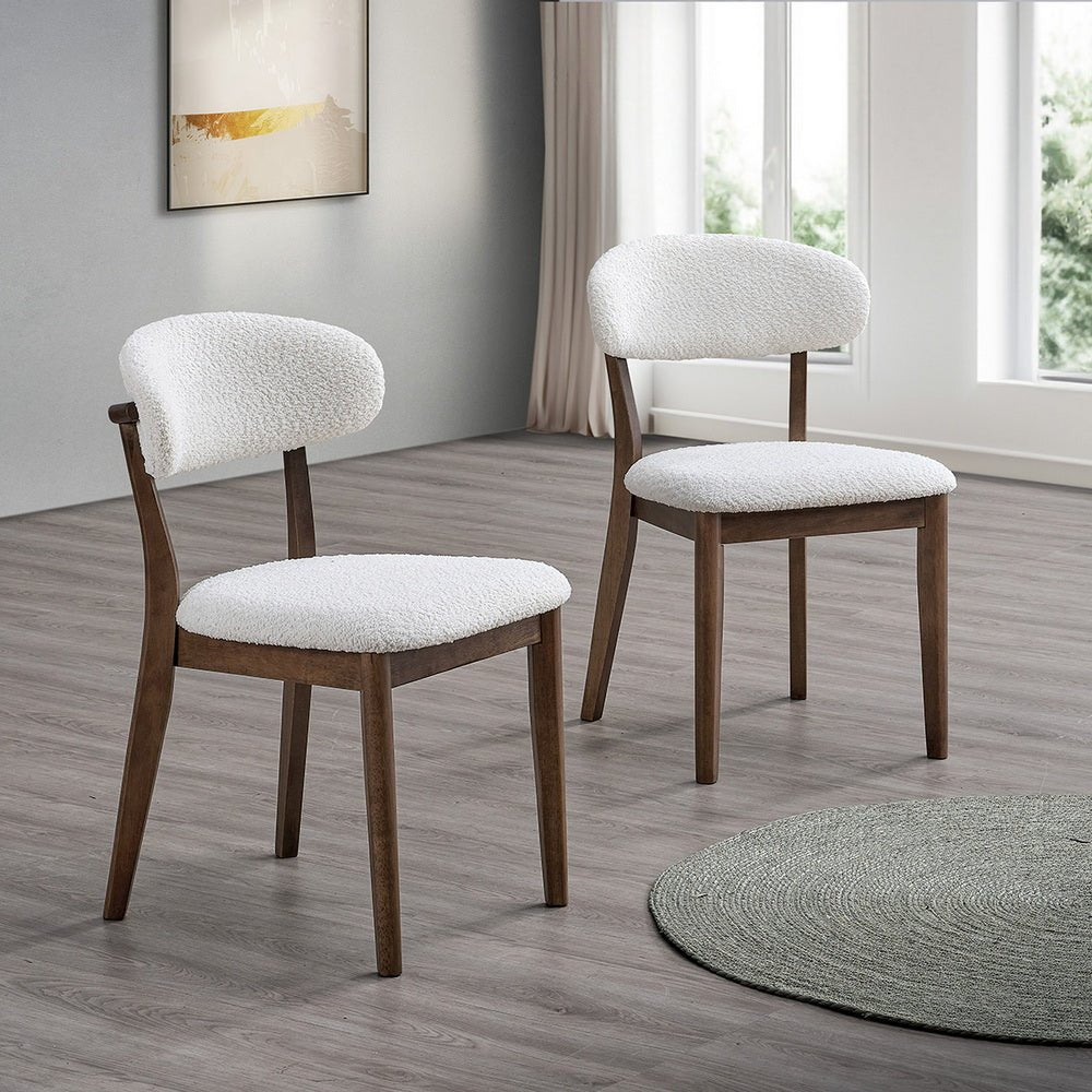 ACTU Scandinavian Dining Table Set with Upholstered Chairs for Small Spaces (Seats 4–6) - HearthHub