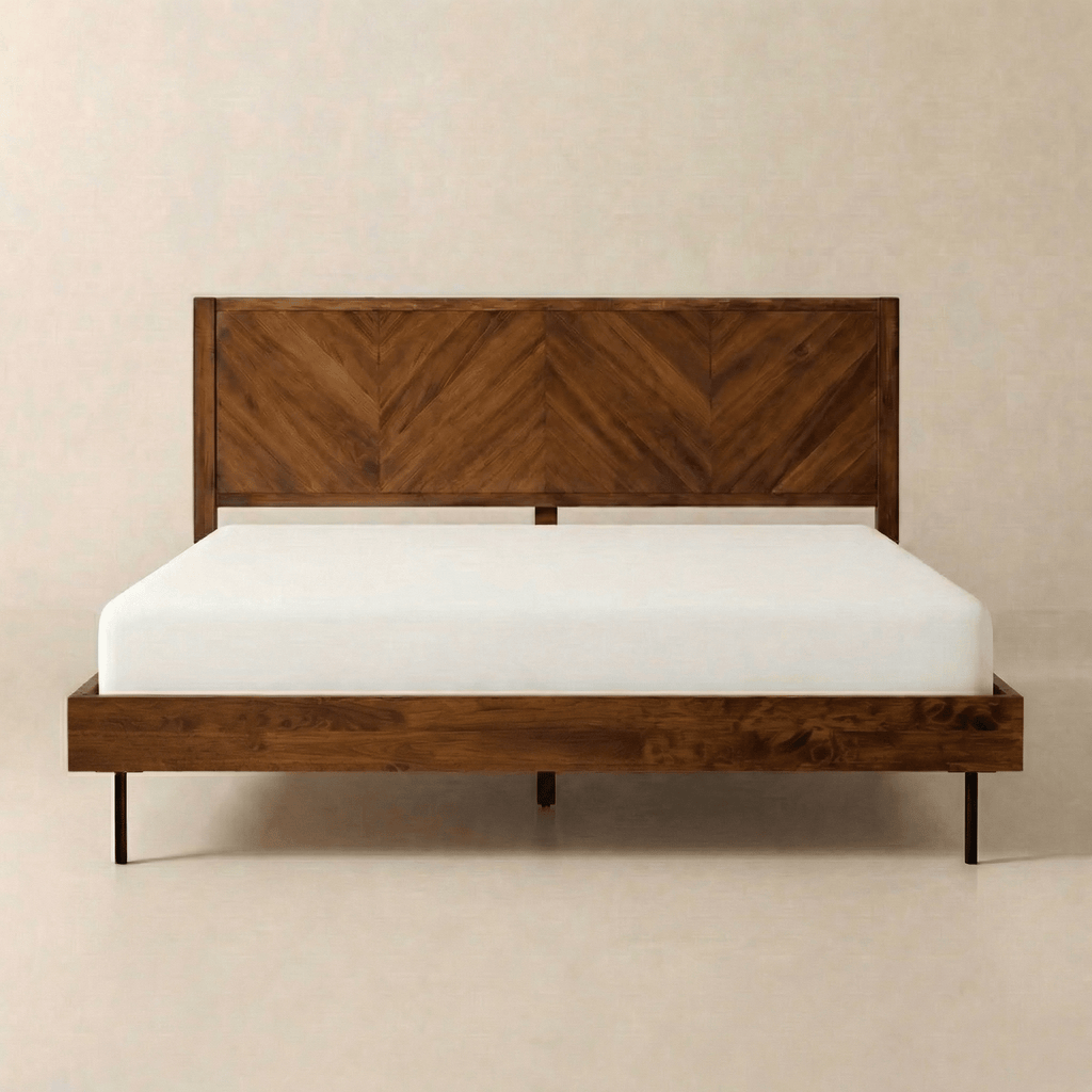 Alander Solid Wood Bed Frame - HearthHub
