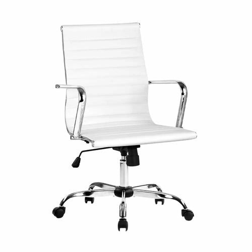 Artiss Gaming Office Chair Computer Desk Chairs Home Work Study White - HearthHub