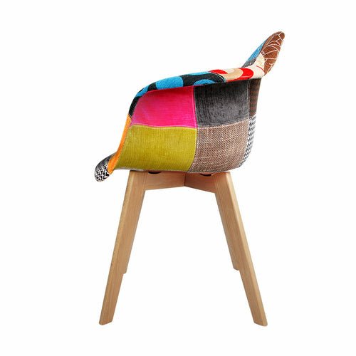 Artiss Set of 2 Fabric Dining Chairs - HearthHub