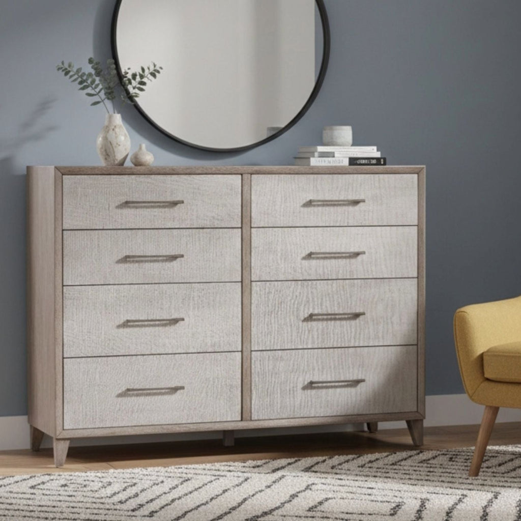 Cape Eight Drawers Wood Dresser - HearthHub