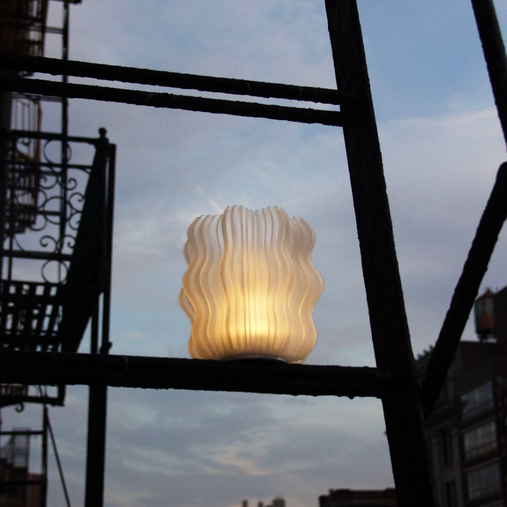 Cordless Mini Wavy Lamp - HearthHub