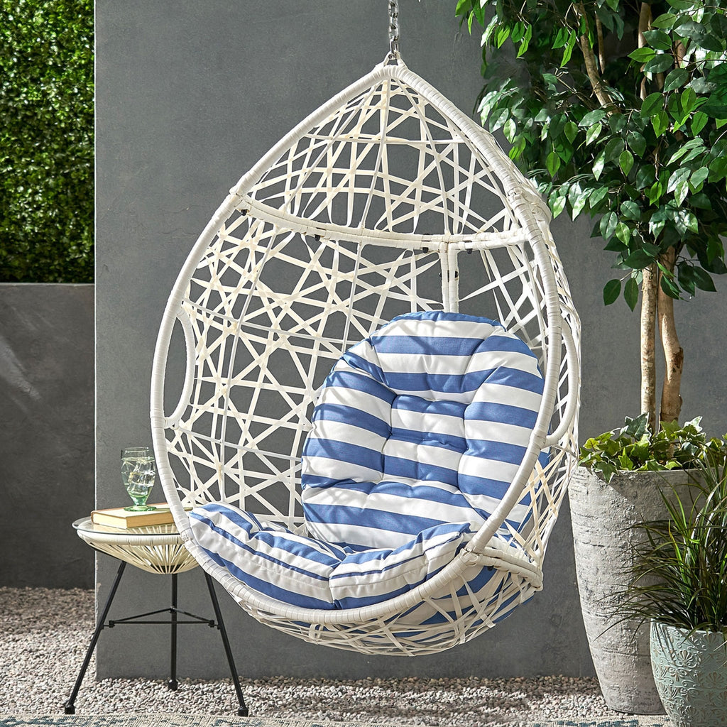 MARLIN HANGING EGG CHAIR - BASKET - HearthHub