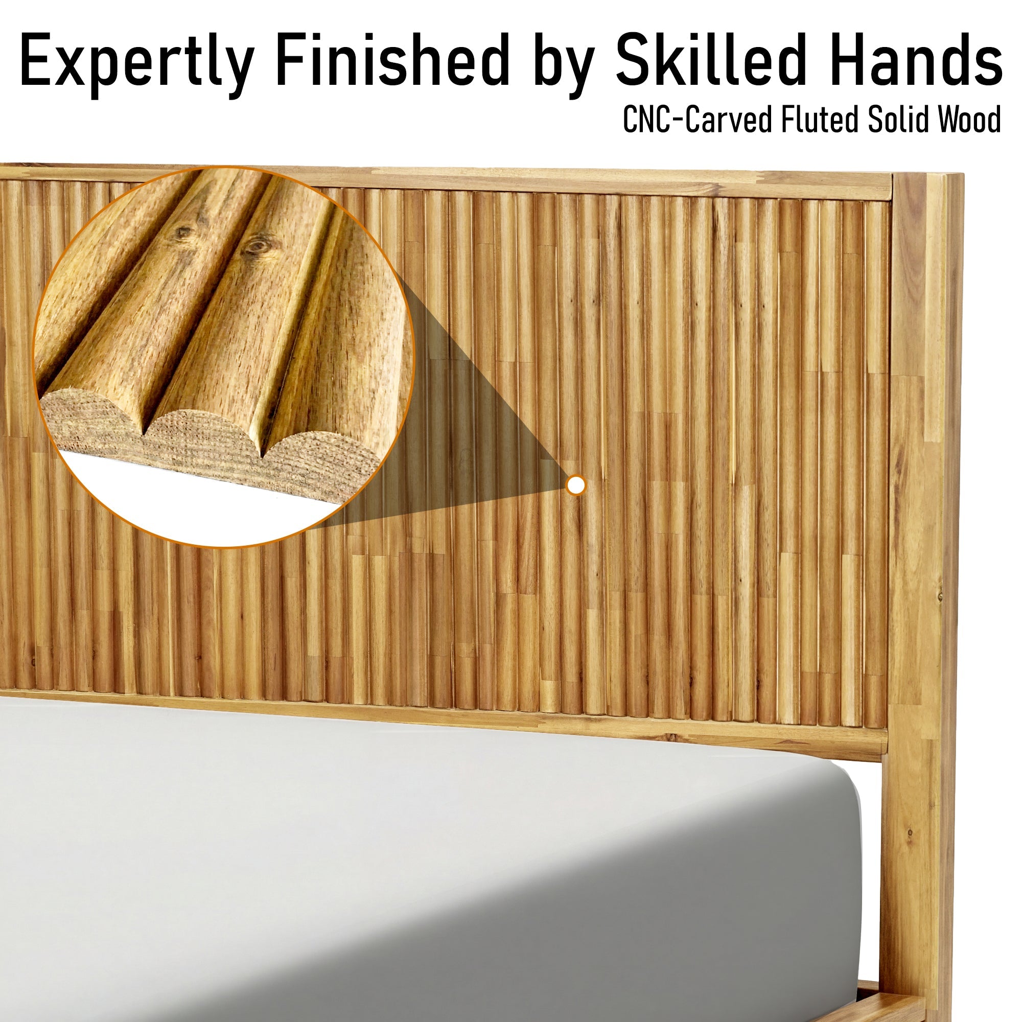 Bosk Solid Wood Bed Frame - HearthHub