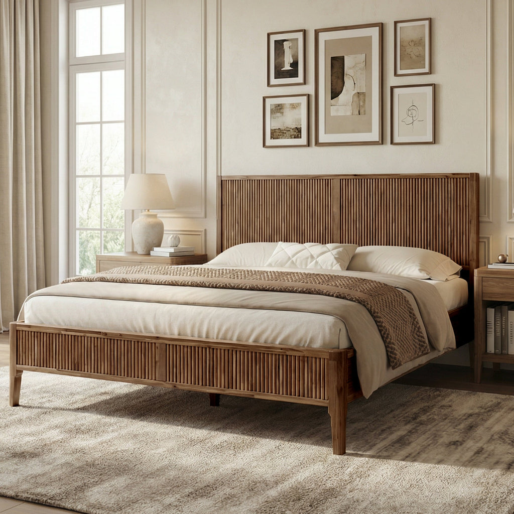 Bosk Solid Wood Bed Frame - HearthHub