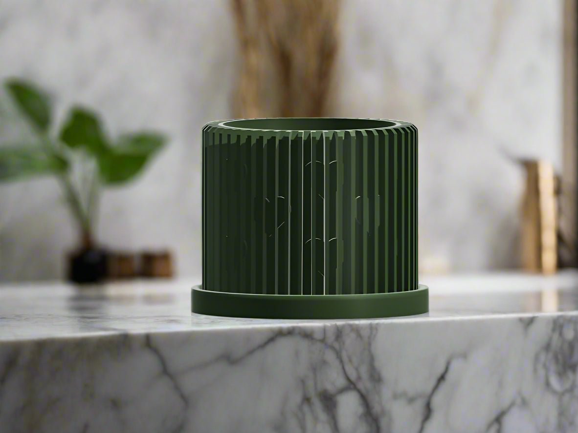 Modern Heart - Shaped Planter with Drainage & Saucer – Unique Valentine’s Day Gift for Plant Lovers, 3d Printed Planter Home Hosting Decor, - HearthHub