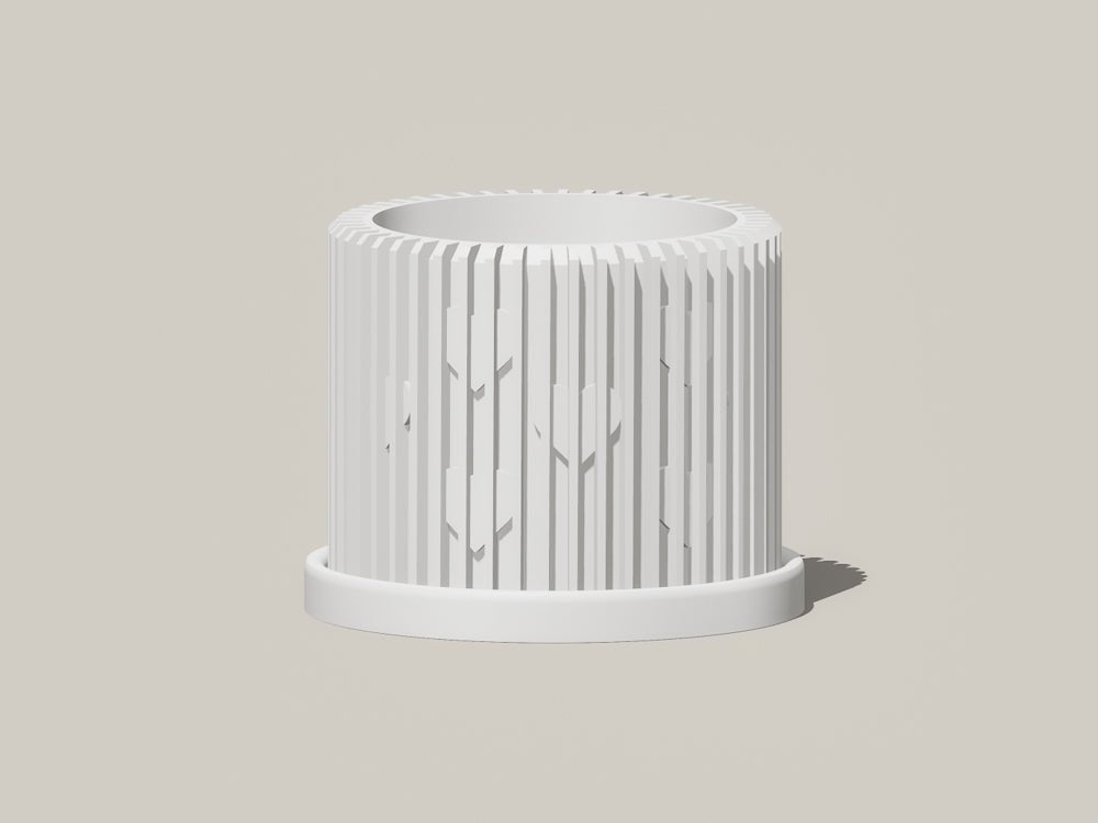 Modern Heart - Shaped Planter with Drainage & Saucer – Unique Valentine’s Day Gift for Plant Lovers, 3d Printed Planter Home Hosting Decor, - HearthHub