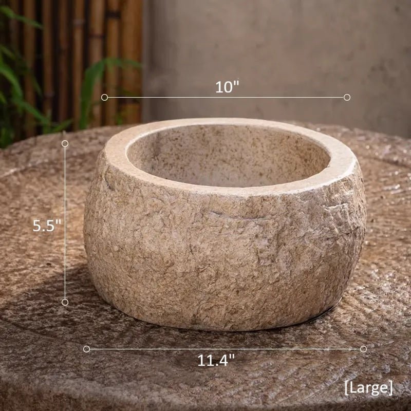 Mesa Cement Pot Planter - HearthHub