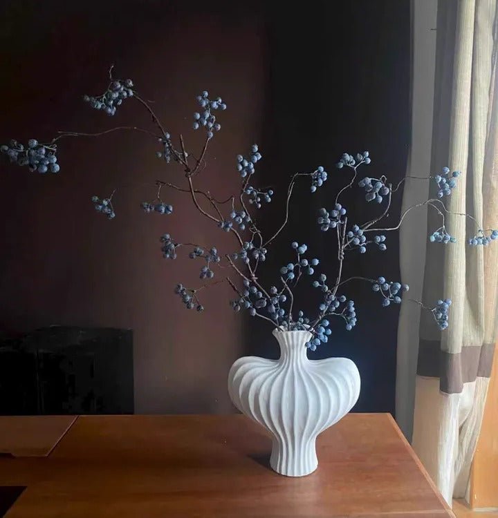 Zen Style Blue Berry Stem 37.5" Tall - HearthHub