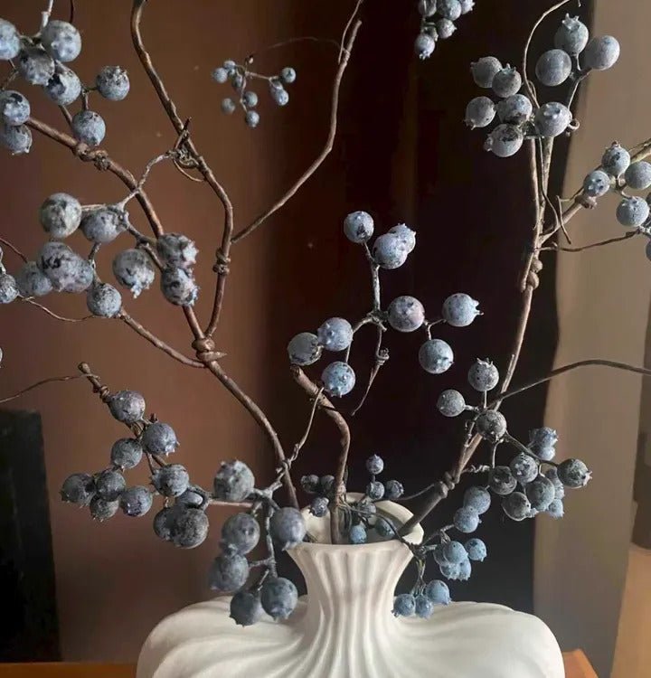 Zen Style Blue Berry Stem 37.5" Tall - HearthHub