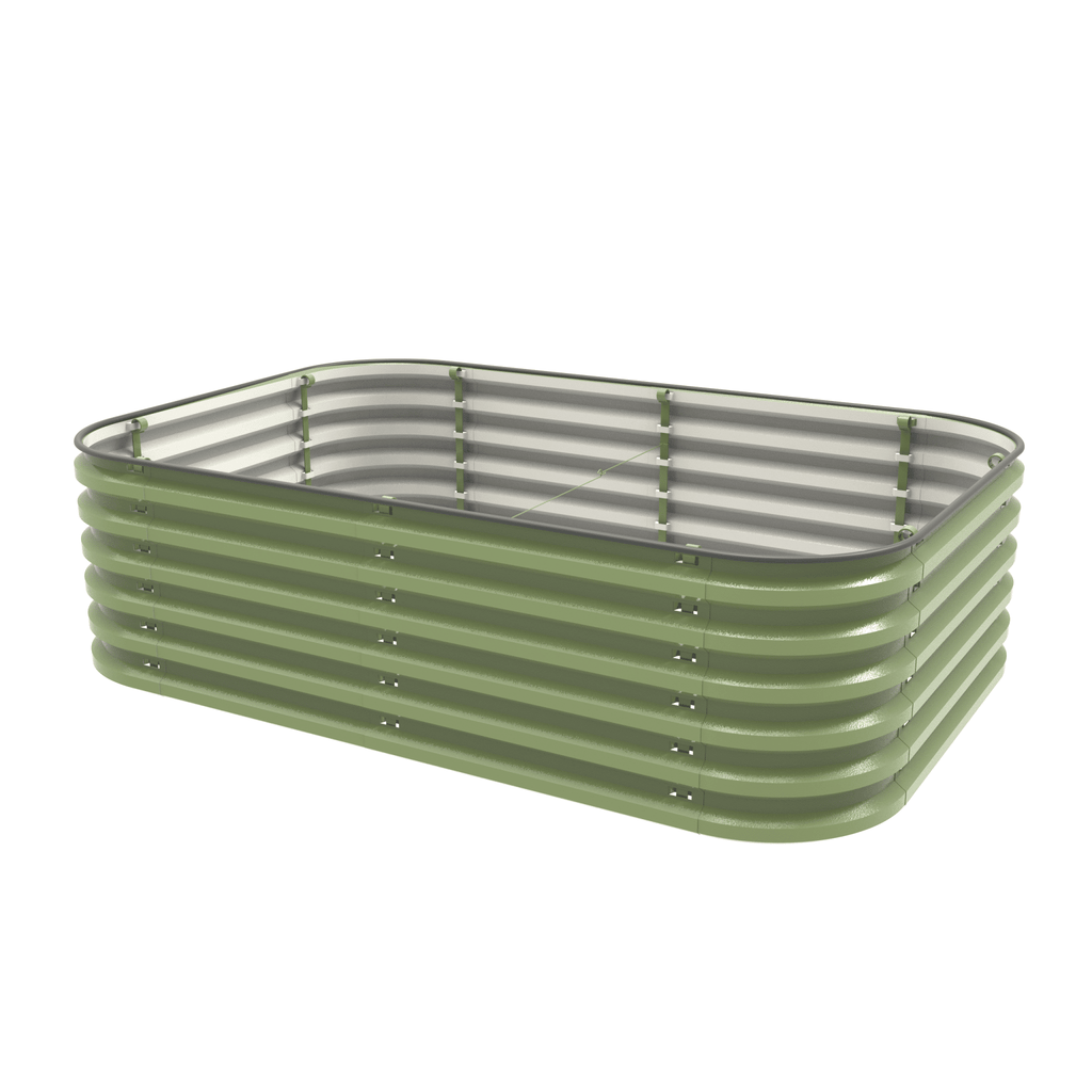 Gro - Rite "No Tools Needed" Premium Metal Raised Garden Bed Kit - HearthHub