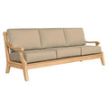 Sonoma Teak Deep Outdoor Couch with Sunbrella Cushions - HearthHub