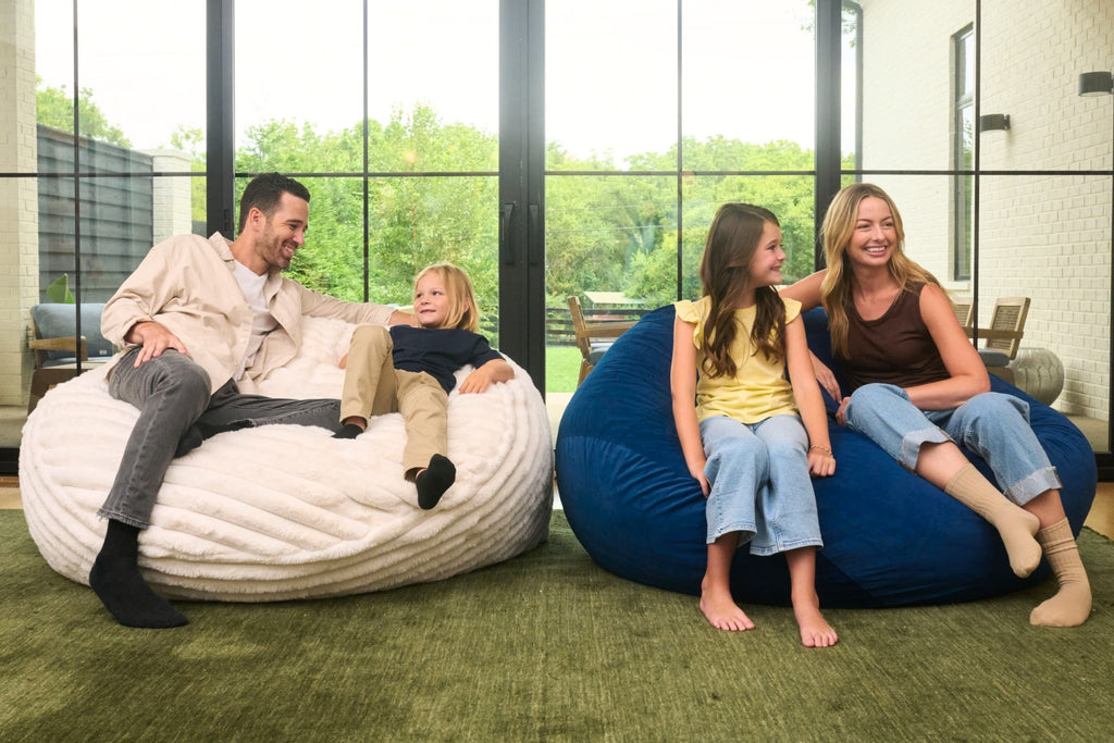 Classic Bean Bag Chair (Standard) - HearthHub