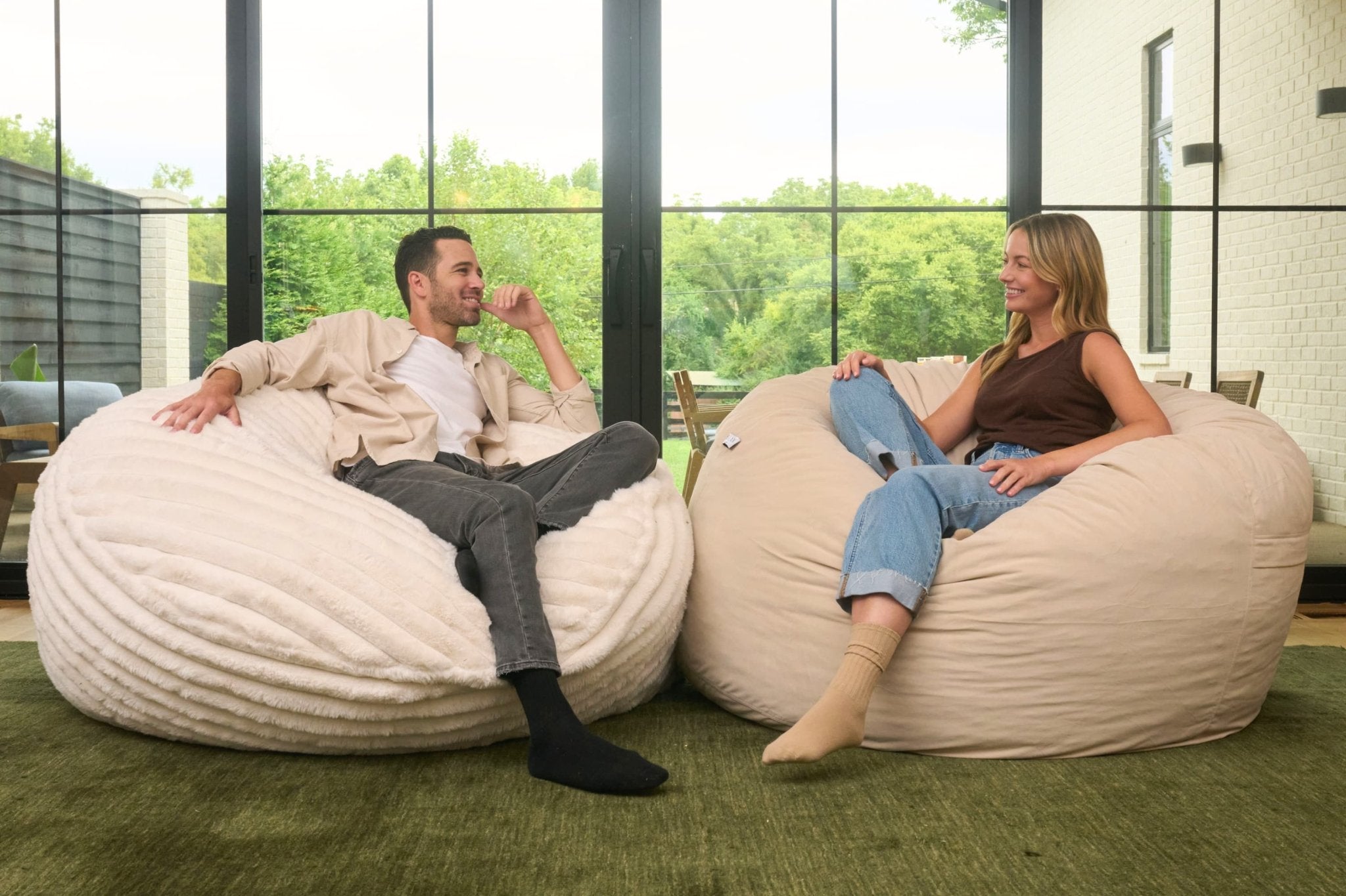Classic Bean Bag Chair (Standard) - HearthHub