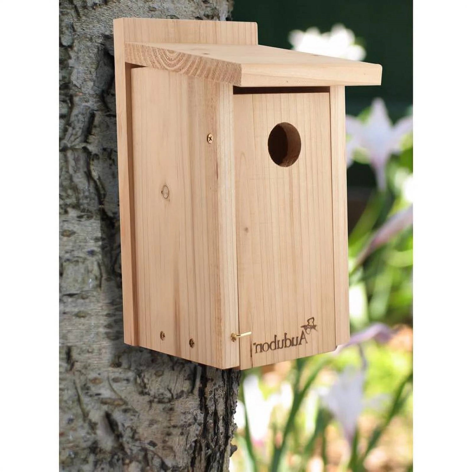Classic Cedar Wood Bluebird Bird House - HearthHub