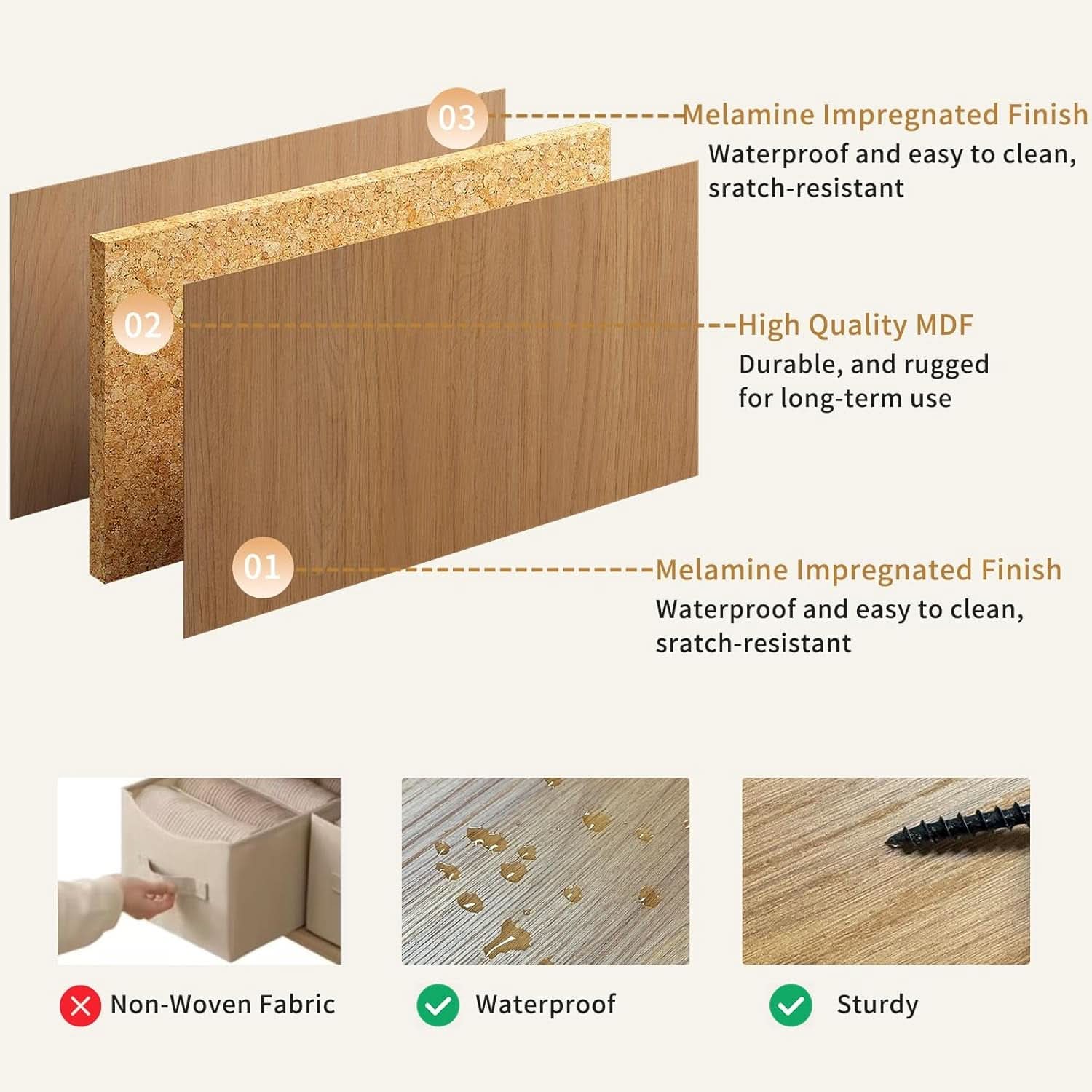 SixtyThreeInch Dresser With Deep Drawers NaturalFinish - HearthHub