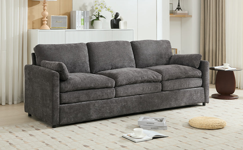 Cozy Upholstered Oversized 3-Seater Cloud Sofa