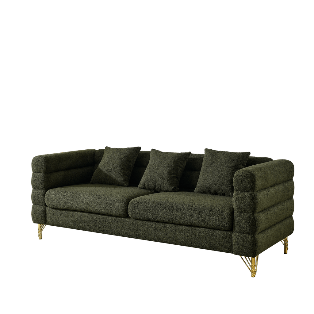 Green Teddy Sofa - HearthHub