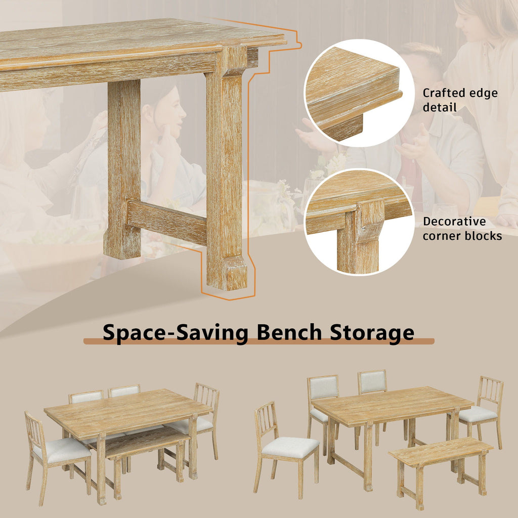 6 Piece Kitchen & Dining Room Furniture - HearthHub