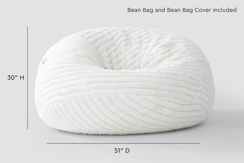 Classic Bean Bag Chair (Standard) - HearthHub