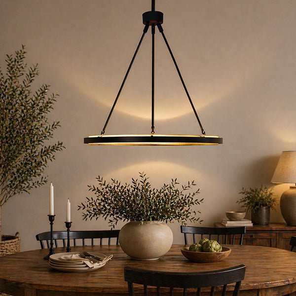 Adjustable Round LED Chandelier - HearthHub