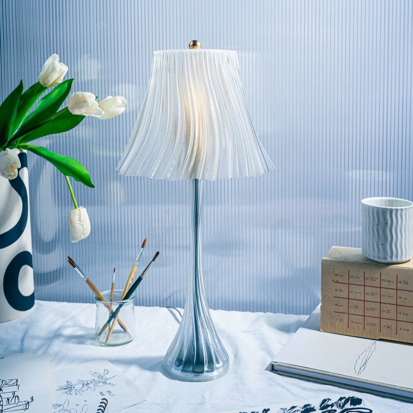Pleat Lamp - HearthHub