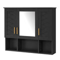 Modern Wall Mounted Medicine Cabinet With Adjustable Shelves, Soft Close Doors, High Define Mirror - HearthHub