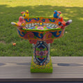 Hand-Painted Talavera Bird Bath