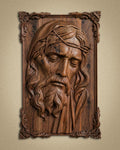 Hand - Carved Jesus Relief - HearthHub