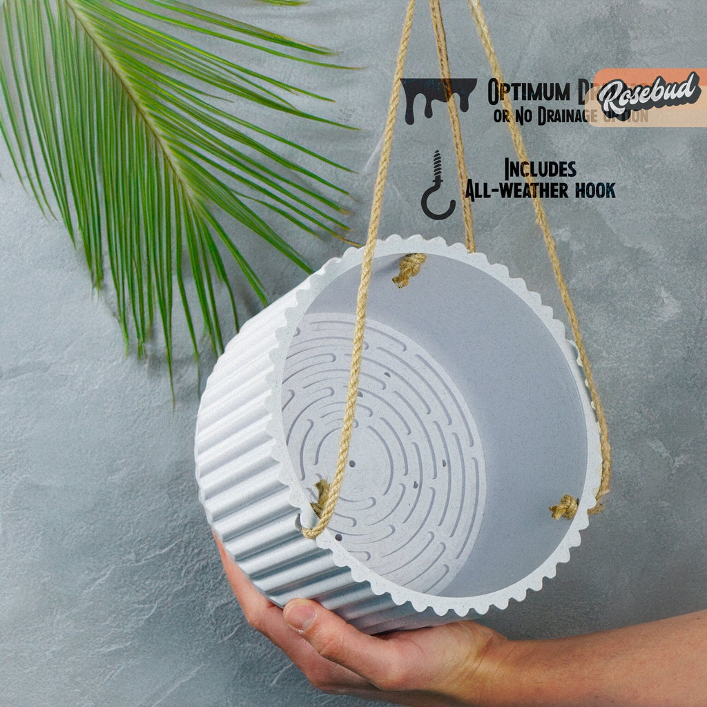 MCR Bowl Hanging Plant Pot for Indoor or Outdoor - HearthHub