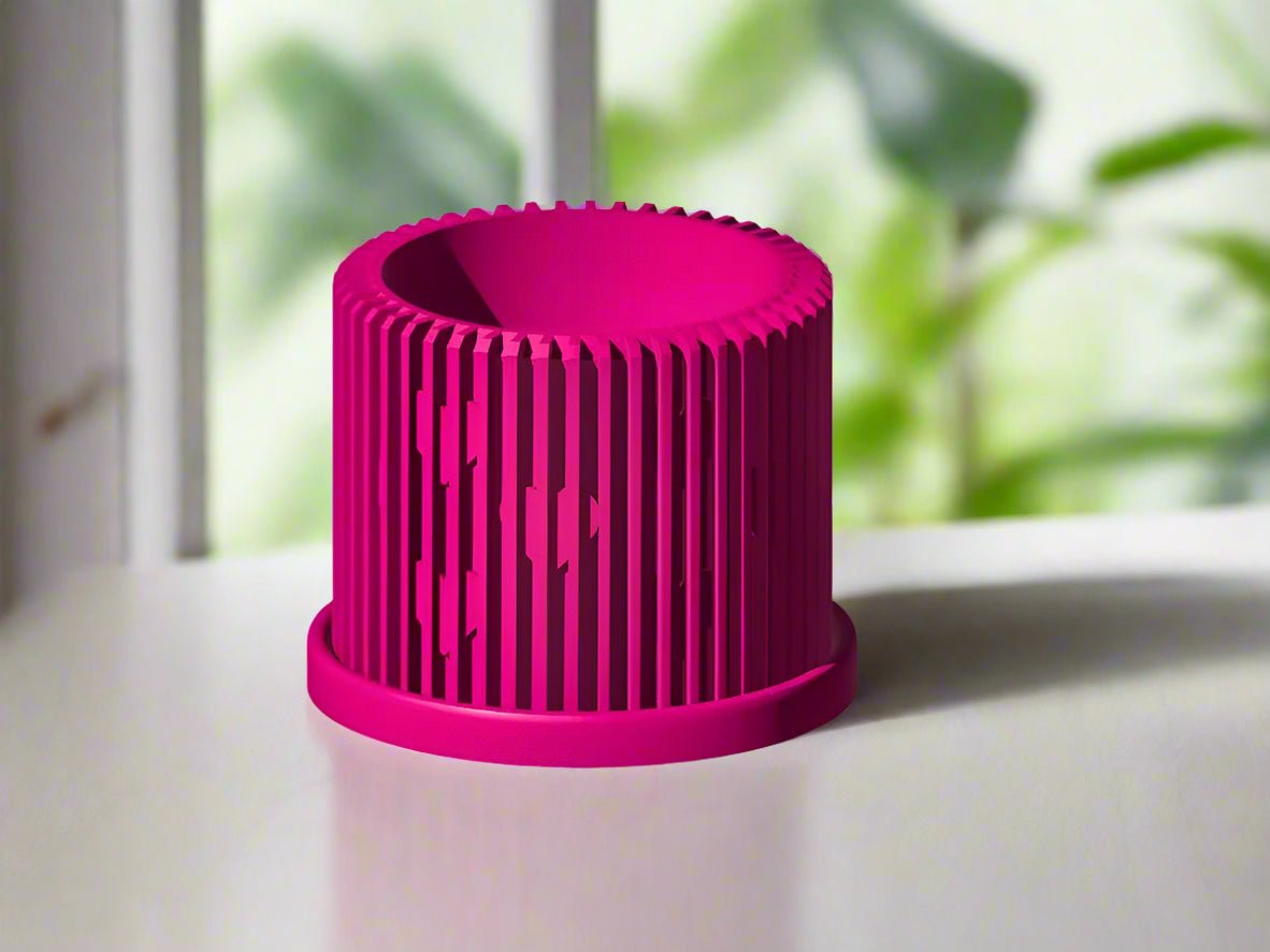 Modern Heart - Shaped Planter with Drainage & Saucer – Unique Valentine’s Day Gift for Plant Lovers, 3d Printed Planter Home Hosting Decor, - HearthHub