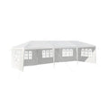 10 x 30 Feet Canopy Tent with 5 Removable Sidewalls for Party Wedding - HearthHub