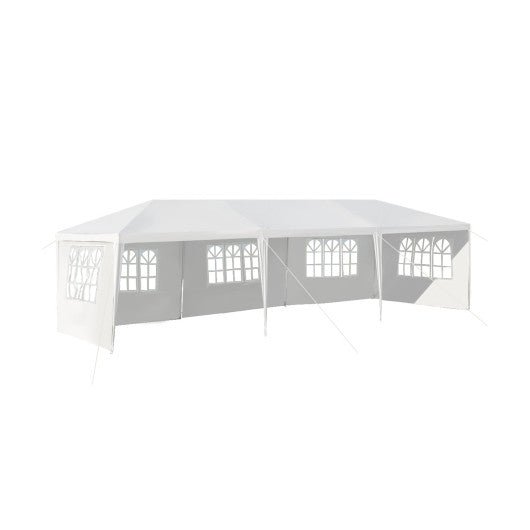 10 x 30 Feet Canopy Tent with 5 Removable Sidewalls for Party Wedding - HearthHub