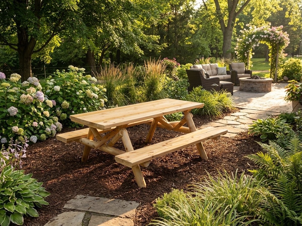 Outdoor Farmhouse Dining Table - HearthHub